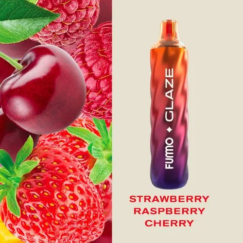 FUMMO Glaze Strawberry Raspberry Cherry 4500 Puffs