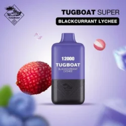 Tugboat Super 12000-Disposable Vape Blackcurrent Lychee