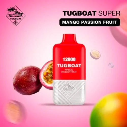 Tugboat Super 12000 Disposable Vape Mango Passion fruit