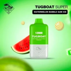 Tugboat-Super-12000-Disposable Vape Watermelon bubble gum ice