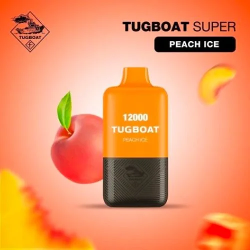 Tugboat Super 12000 Disposable Vape peach ice