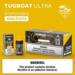 Tugboat Ultra 6000 Disposable Vape Red Energy
