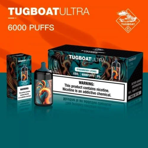 Tugboat Ultra 6000 Disposable Vape Strawberry Lychee